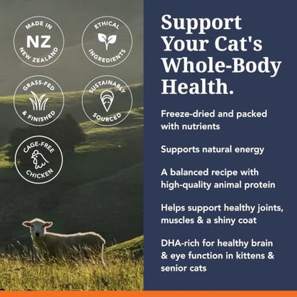 Feline Natural - High Protein Freeze Dried Dry Cat Food with 98% Meat