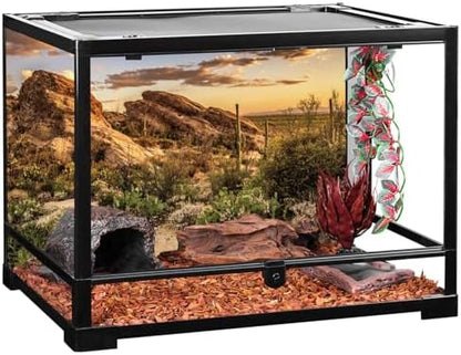 72x24 in Desert Reptile Habitat Backdrop Oasis Cactus Terrarium Background