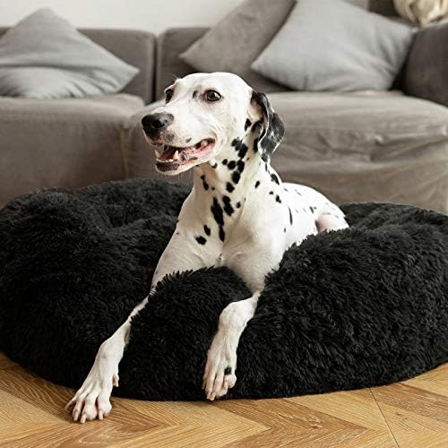 Hachikitty Calming Donut Cuddler, Large Dog Beds, 30''
