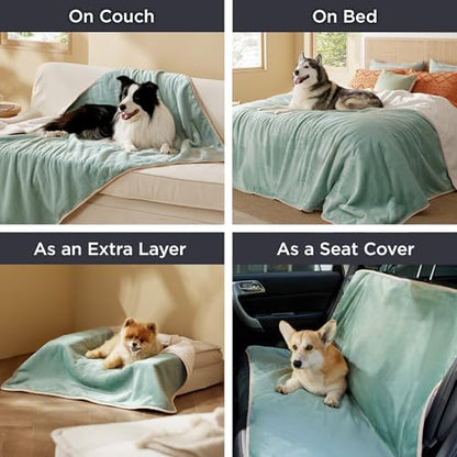 Bedsure Waterproof Dog Blankets for Medium Dogs Washable Soft Warm, 30"X40"
