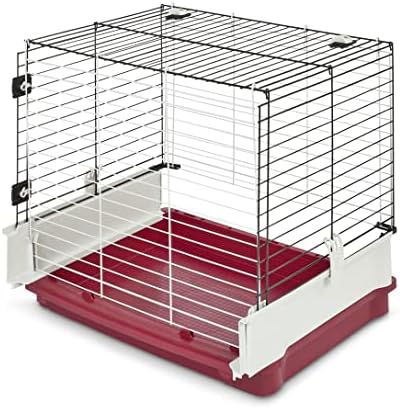 MidWest Homes for Pets Rabbit Cage Wire Extension | Extension Fits Midwest Models 158 & 158XL, 158WEX, Maroon/White (Wire Extension Only)