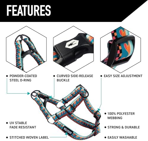 Wolfgang Venture Dog Harness Buenaonda Print Medium