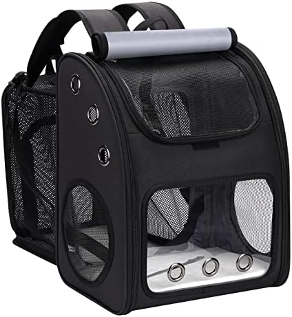 Expandable Cat Backpack Carrier for Small Cats & Pets Up to 18 lbs