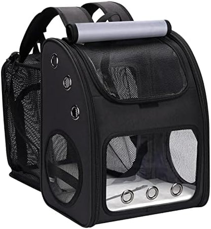 Expandable Cat Backpack Carrier for Small Cats & Pets Up to 18 lbs