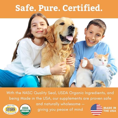 Organic Cat Vitamins, 8 oz, 75 Scoops, Essential Nutrients for Cats