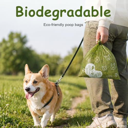 IUI Dog Poop Bags, 600 Count, Lavender Scented, with Dispenser, 30 Rolls