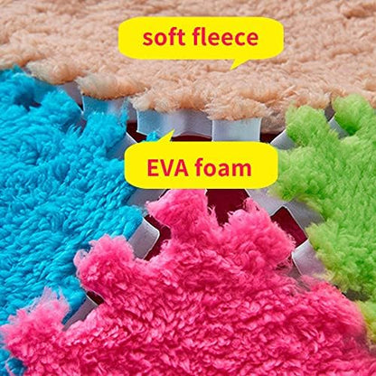 10Pcs 11” x 11” Guinea Pig Pads Washable, Reusable Guinea Pig Fleece Cage Liners, Soft Warm Rabbit Sleep Mat Blanket Bed (White)