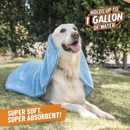 Chemical Guys, Furrocious Super Absorbent Pet Drying Towel, Blue, 25 x 36
