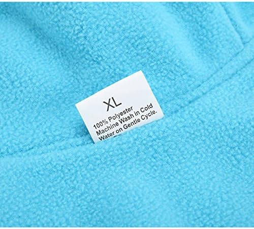 Creation Core Windproof Plush with Sport Vest Dog Clothes Night Reflective Jacket Pet Keep Warm Jacket No Pull No Choke Design Eco-Friendly for Small and Large Big Dog (M, Blue)