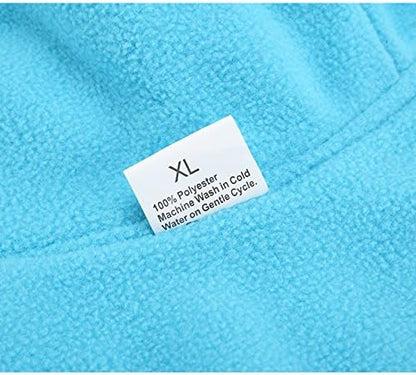 Creation Core Windproof Plush with Sport Vest Dog Clothes Night Reflective Jacket Pet Keep Warm Jacket No Pull No Choke Design Eco-Friendly for Small and Large Big Dog(Blue XL)