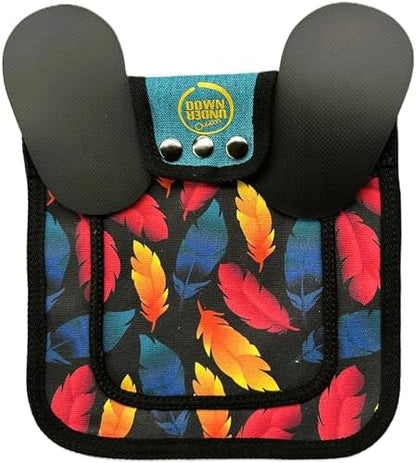 DOWN UNDER OUTDOORS 4 Pack Medium-Large Chicken Saddles (Feathers & Flora)