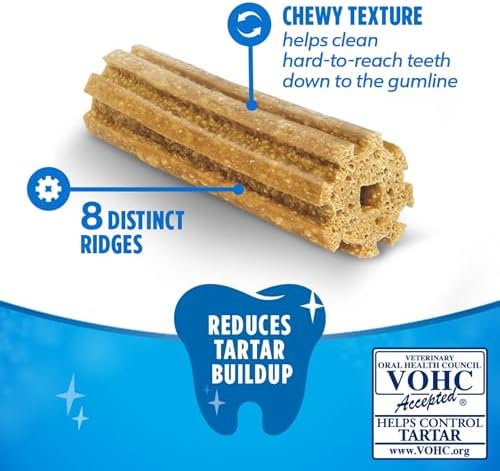 Dentalife Daily Oral Care Dog Treats for Small and Medium Dogs,Chewy Dental Treat to Freshen Breath and Fight Tartar,Chicken Flavor,35.7 oz. Each,47 Chews each/94 Total Chews-47 ct. Pouch,(Pack of 2)