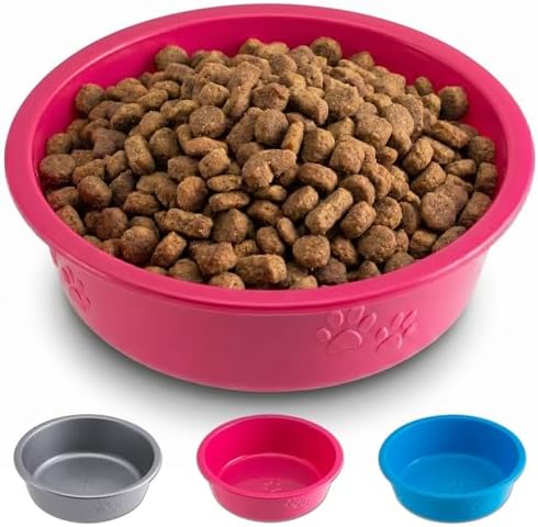 Loving Pets Dolce Luminoso Dog Bowl, Large, Pink