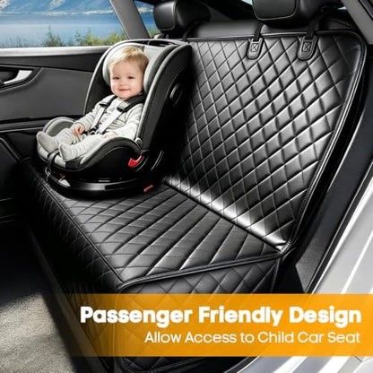 PETICON Waterproof Scratchproof Pet Bench Seat Covers for Cars, SUVs