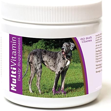 Healthy Breeds Great Dane Multi-Vitamin Soft Chews 60 Count