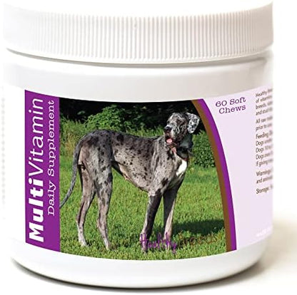 Healthy Breeds Great Dane Multi-Vitamin Soft Chews 60 Count