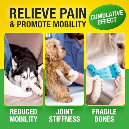Glucosamine for Dogs - Hеmp Calming Chews with Glucosamine & Chondroitin - Daily Support with MSM, Omega 3 and Turmeric for Senior and Large Breed Dogs - Chicken Flavor, 120 Soft Treats