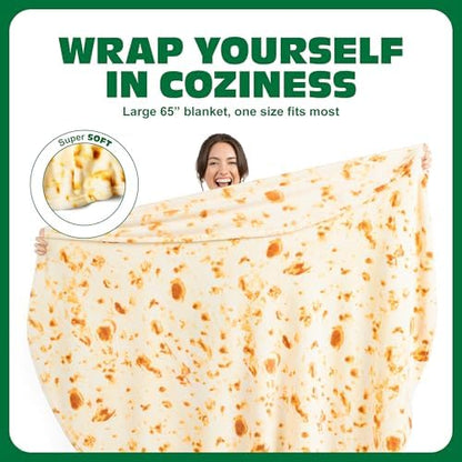 WHAT DO YOU MEME? Cozy Concepts Co. Burrito Comfort Blanket by Relatable