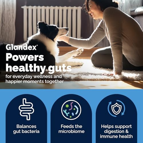 Vetnique Glandex Probiotics for Dogs Chews 30ct, Prebiotics & Enzymes