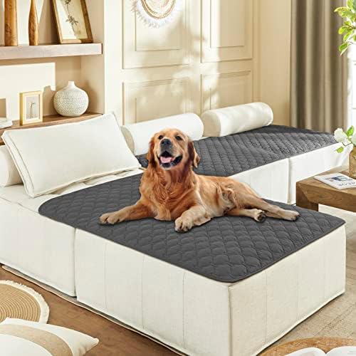gogobunny Waterproof Blanket for Dogs，Couch Covers for Sectional Sofa