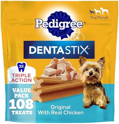 Pedigree Dentastix Small & Medium Dental Dog Treats, Original, 108 Count