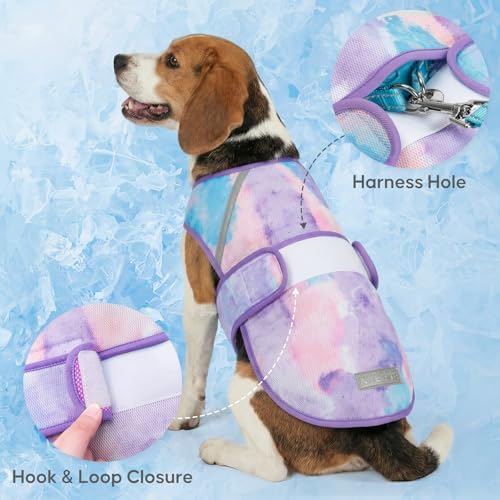 KYEESE Dog Cooling Vest Evaporative Dog Cooler Jacket for Summer Outdoor