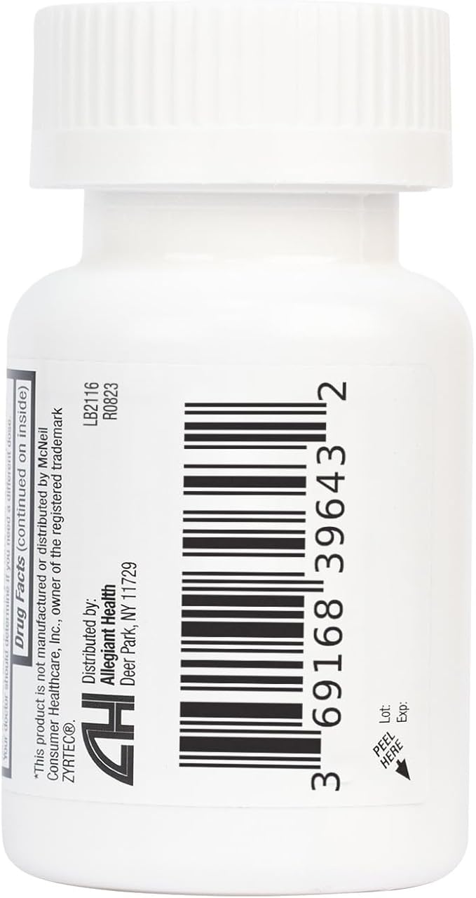 HealthA2Z® Allergy Relief | Cetirizine 10mg | 24 Packs of 45 Tablets Each (1080 Tablets) | All Day Allergy Relief | Indoor & Outdoor | Relief from Itchy Throat, Sneezing, Runny Noses | Value Pack