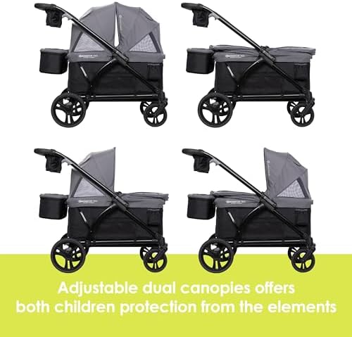 Baby Trend Navigator PRO 2-in-1 Stroller Wagon, Dash Black