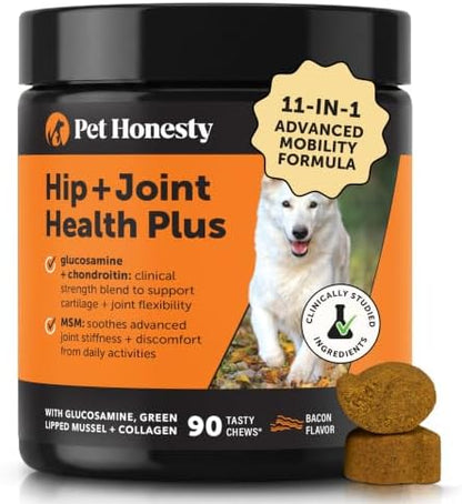 Pet Honesty Vet Recommended Hip and Joint Supplement for Dogs, 90 Count