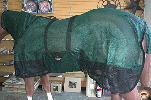 HILASON 69 in Horse Fly Sheet Hunter Green with Black UV