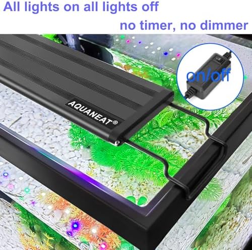 AQUANEAT LED Aquarium Light Full Spectrum for 16 Inch to 20 Inch Fish Tank Light Fresh Water