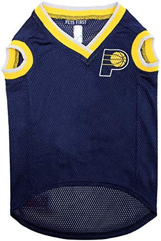 Pets First NBA INDIANA PACERS DOG Jersey, X-Small - Tank Top Basketball Pet Jersey