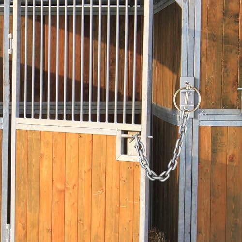 8 Pcs Water Bucket Hooks for Horses with Pin Heavy Duty Wall Mounted Horse Feed Bucket Hangers Holders Metal for Horse Stall Stable Barn Animal Supplies