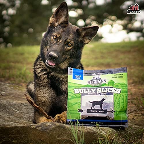 Redbarn Bully Slices for Dogs, Highly Palatable, Long-Lasting Natural Dental Treats with Functional Ingredients, 9 oz. (Pack of 3) - Original Bully