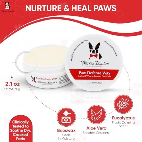 Warren London Pawdicure Gift Box for Dogs, 8-Piece Paw Spa Kit