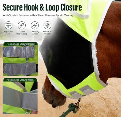 Horse Fly Mask for Horses with Ears