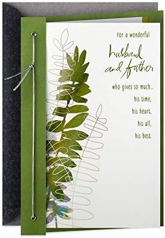 Hallmark Father's Day Card for Husband (For A Wonderful Husband And Father)