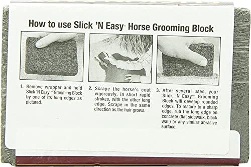 Farnam Slick 'N Easy Grooming Block for Horse 1.25 oz.