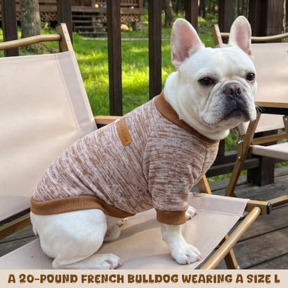 4 Pack Dog Sweater Fleece Warm Winter Coat for Small Medium Dogs