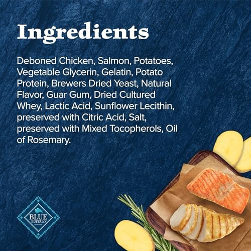 Blue Buffalo Wilderness Chicken & Salmon Soft Cat Treats, Grain-Free, 2 oz