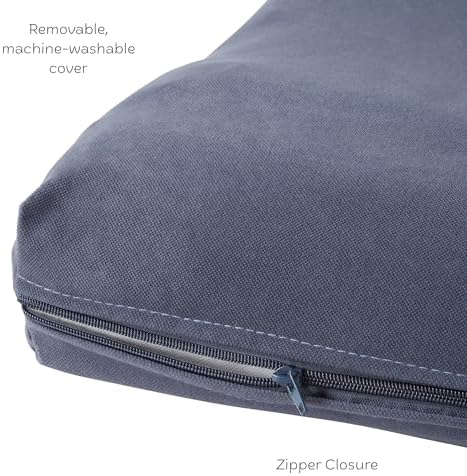 Happy Hounds Cooper Deluxe Reversible Crate Pad - Extra Small - Denim