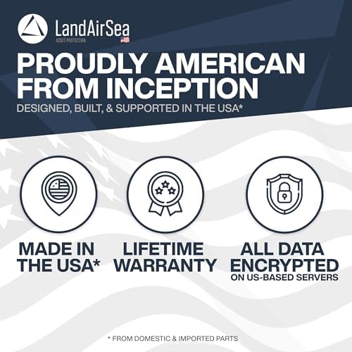 LandAirSea Overdrive GPS Tracker — Extended Life Battery, Magnetic, and Waterproof. Commercial GPS Tracker for Vehicles, Trailers, Equipment, and Assets. Real-Time Global Tracking.