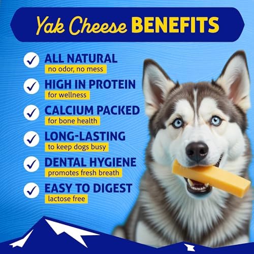 Himalayan Dog Chew, Peanut Butter Yak Cheese Dog Chews, 1 Medium Yak Chew
