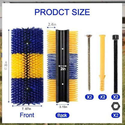 2PCS Livestock Scratching Brush Goat Scratching Post Horse Brush