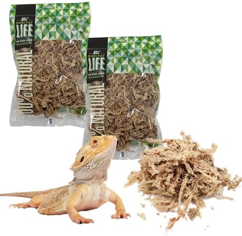Sphagnum Moss for Terrarium Habitats, Small 2-Pack