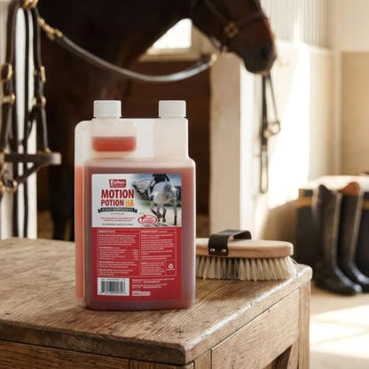 Jeffers Motion Potion Joint Supplement Liquid with HA for Horses | 38 oz
