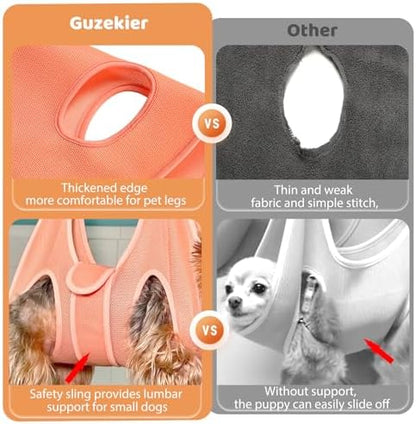 Guzekier Dog Grooming Hammock Harness for Dogs, Dog Nail Clipper