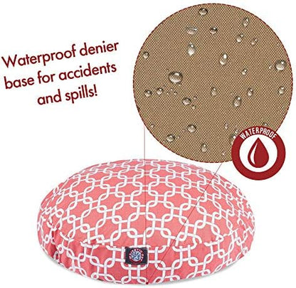Majestic Pet Coral Links Medium Round Pet Bed