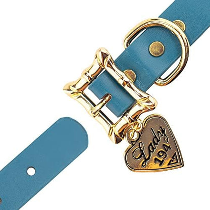 Buckle-Down Dog Collar, Disney Lady and The Tramp, Movie Replica with Heart Charm, Extra Extra Large 24 to 31 Inch Length 1.35 Inches Wide