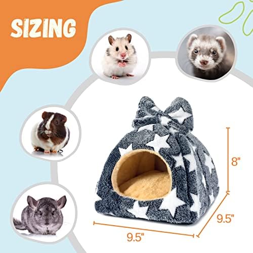 Guinea Pig Hideout House, Cozy Chinchilla Bed, Washable